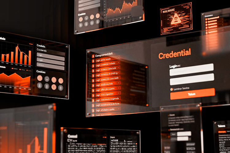 Roubo de credenciais corporativas: como os infostealers viraram a principal porta de entrada do cibercrime
